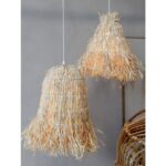 Chic Antique Lampeskjerm natur H32/Ø14 cm