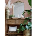 Chic Antique Speil i messing H91/L61/B3