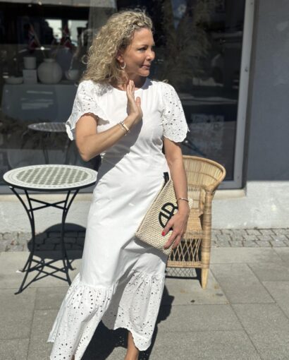 Selected Femme Kelli Ankle Broderi Dress