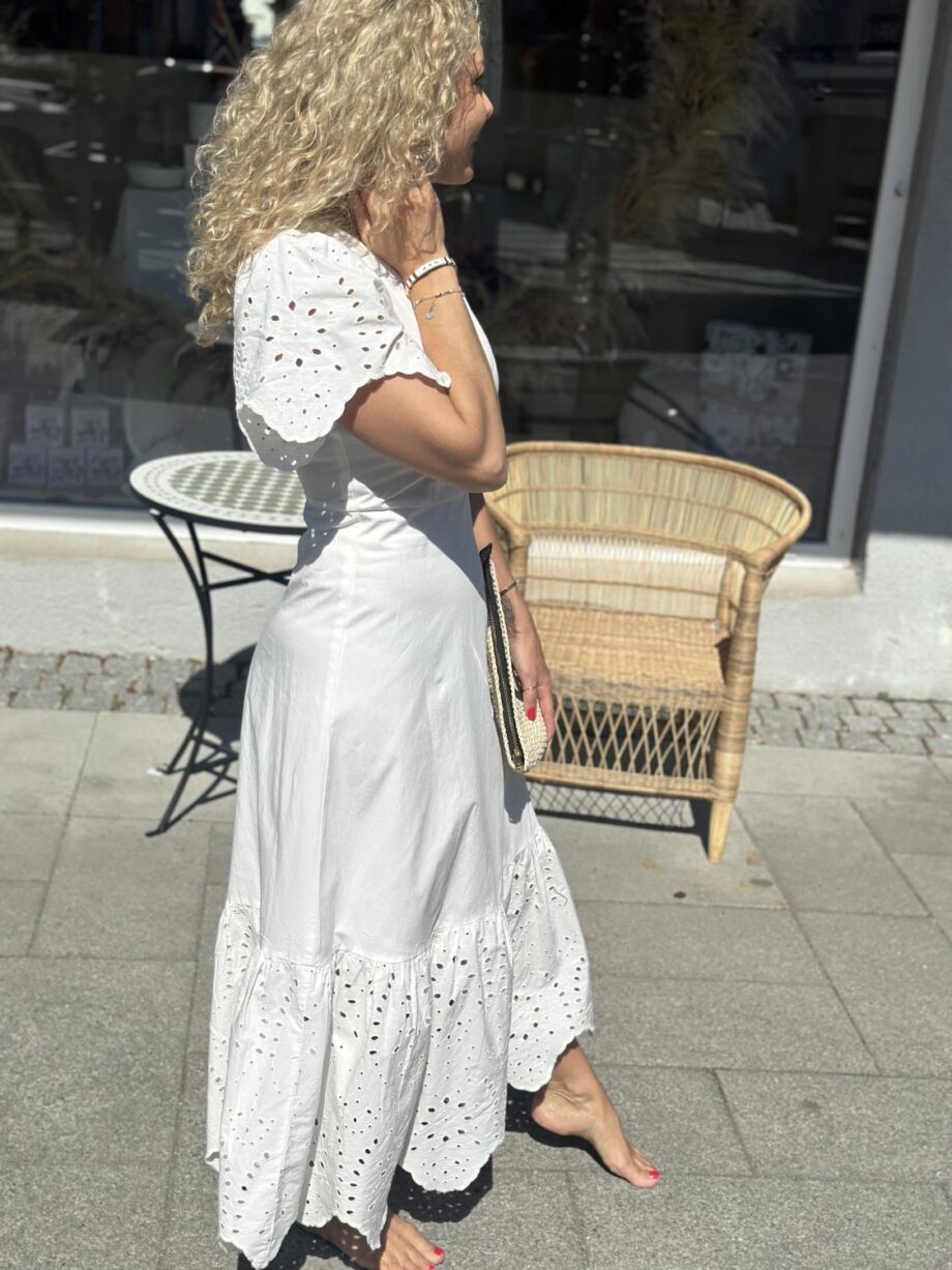 Selected Femme Kelli Ankle Broderi Dress