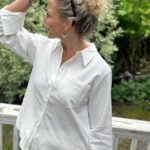 YAS Flaxy Shirt Linen white Farsund