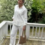 YAS Flaxy Shirt Linen white Farsund
