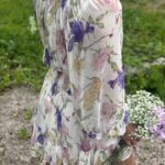 ByTiMo Chiffon Mini Dress Flower Garden