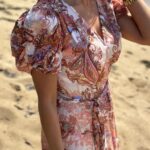 RAVN RAVN Emma Dress Orange Paisley