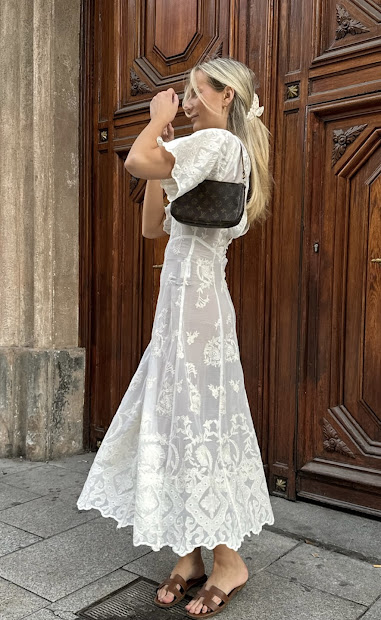 BY IC Ellionor Lace Long Dress