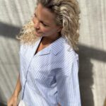 Neo Noir Ginna Stripe Shirt