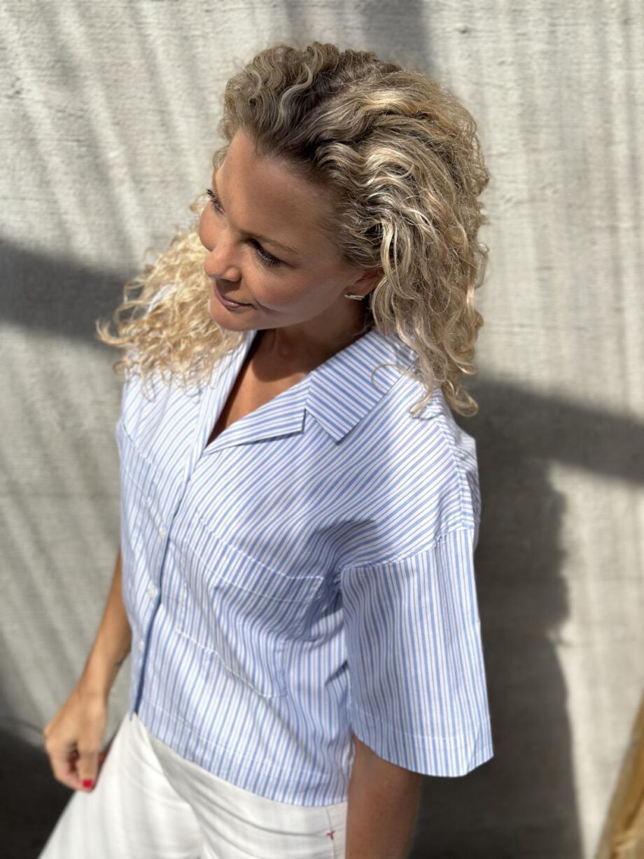Neo Noir Ginna Stripe Shirt
