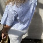 Neo Noir Ginna Stripe Shirt