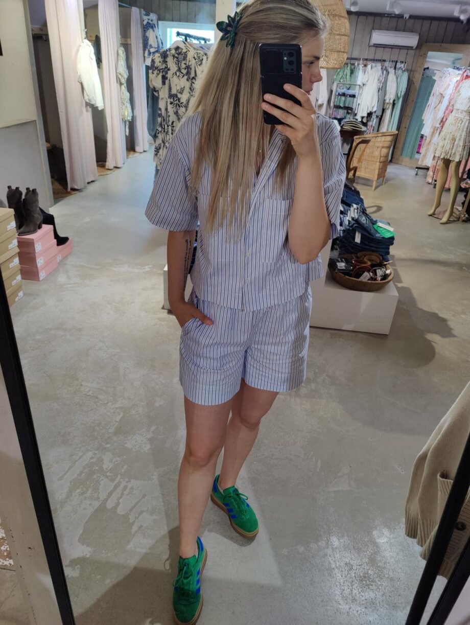 Neo Noir Ginna Stripe Shirt