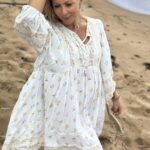 Jaase Lemon Myrtle Adela Mini Dress