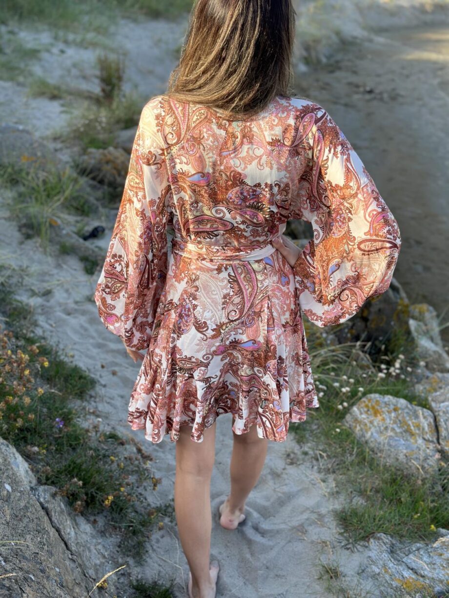 RAVN RAVN Aliah Dress Orange Paisley