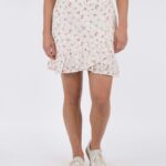 Neo Noir Bekka Embroidery Rose Skirt