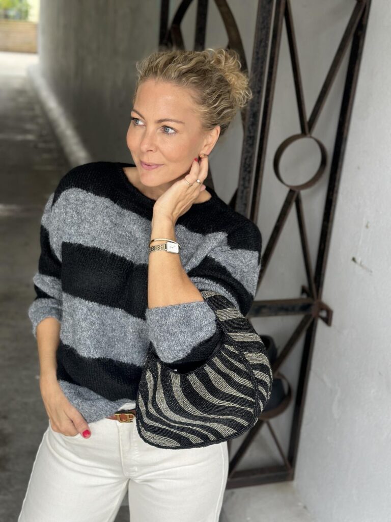 My Essential Meena Knit Pullover Stormy Grey Melange