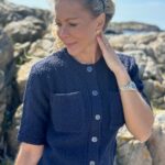 My Essential Wardrobe Carry Knit Cardigan Sky Captain Blue