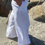 Neo Noir Lisabon Soft Linen Pants White