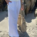 Neo Noir Lisabon Soft Linen Pants White