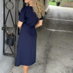Neo Noir Kaluna Dress Dark Navy