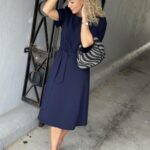 Neo Noir Kaluna Dress Dark Navy