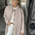 Selected Femme Pam Handmade Scarf Jacket