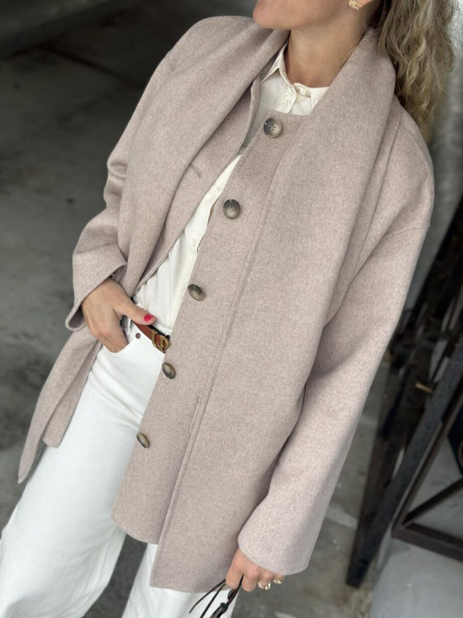 Selected Femme Pam Handmade Scarf Jacket