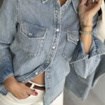 Neo Noir Roger Denim Shirt