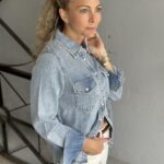 Neo Noir Roger Denim Shirt