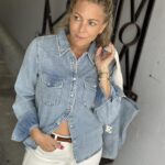 Neo Noir Roger Denim Shirt