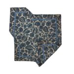 Tapis Noir Classical Blue Flower Scarf 88x88