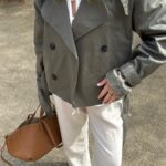 BY IC Alma Trenchcoat Green