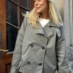 BY IC Alma Trenchcoat Green