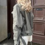 BY IC Alma Trenchcoat Green