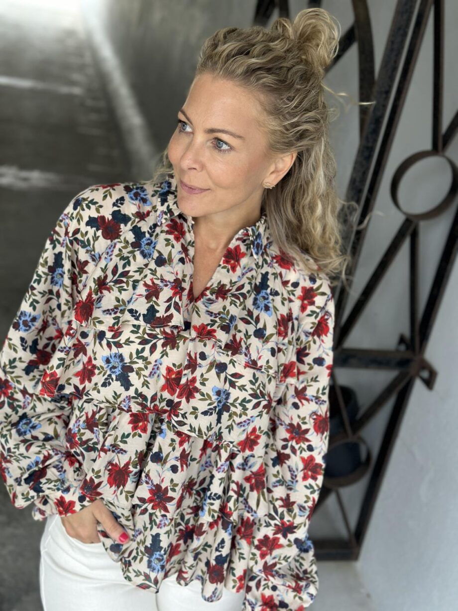 YAS Aya Top Safari Print
