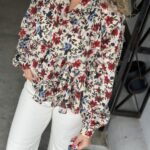 YAS Aya Top Safari Print