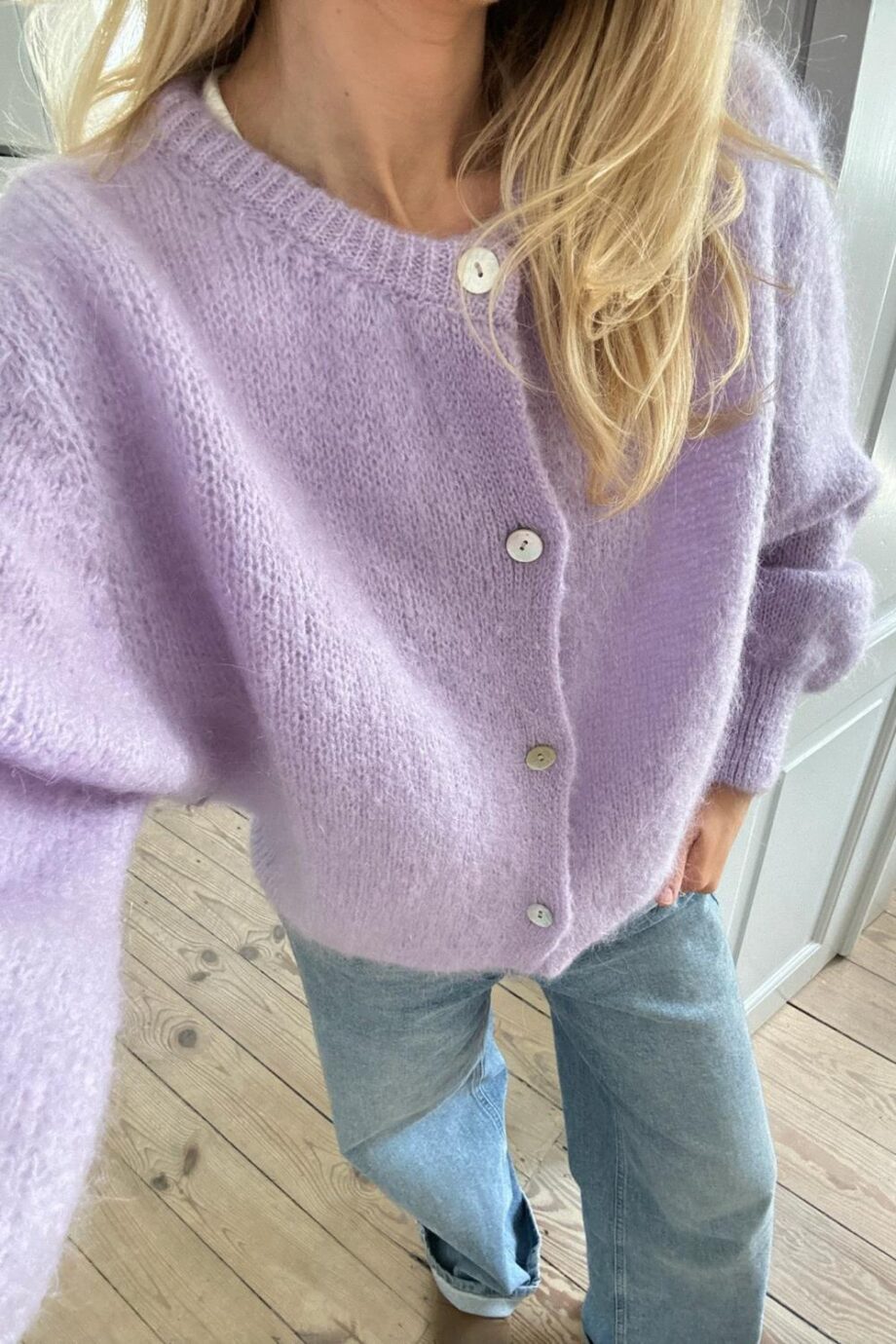 BY IC Ida Cardigan Light Purple