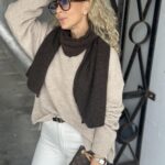 Arnie Says Goya Scarf Brown Melange