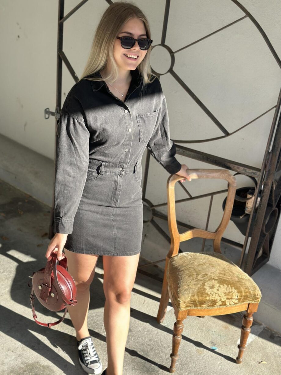 Neo Noir Zoe Denim Dress