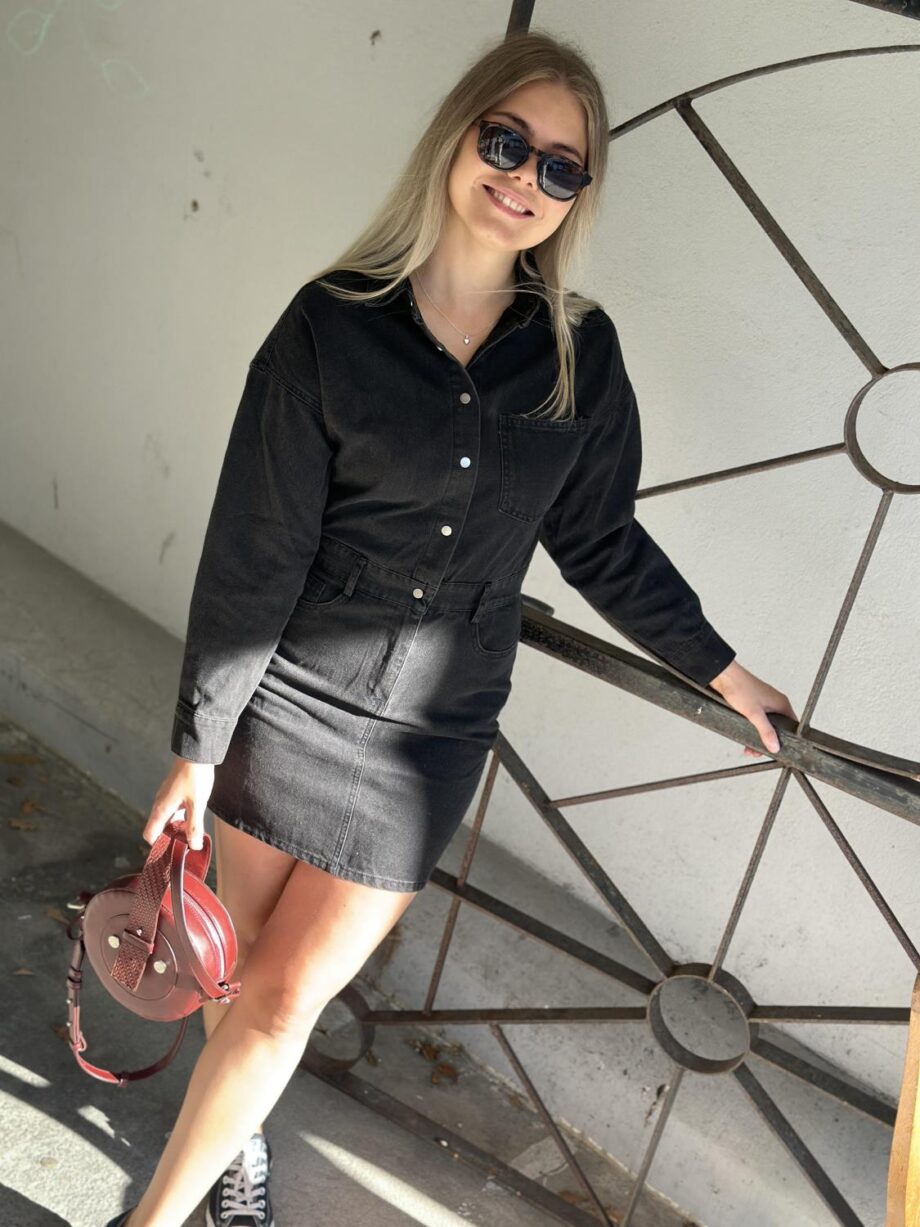 Neo Noir Zoe Denim Dress