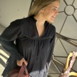 Neo Noir Heline Emb Blouse