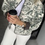 Neo Noir Hema Stencil Quilt Jacket