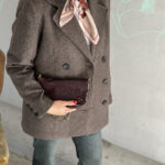 My Essential Wardrobe Frannie Short Coat Seal Brown
