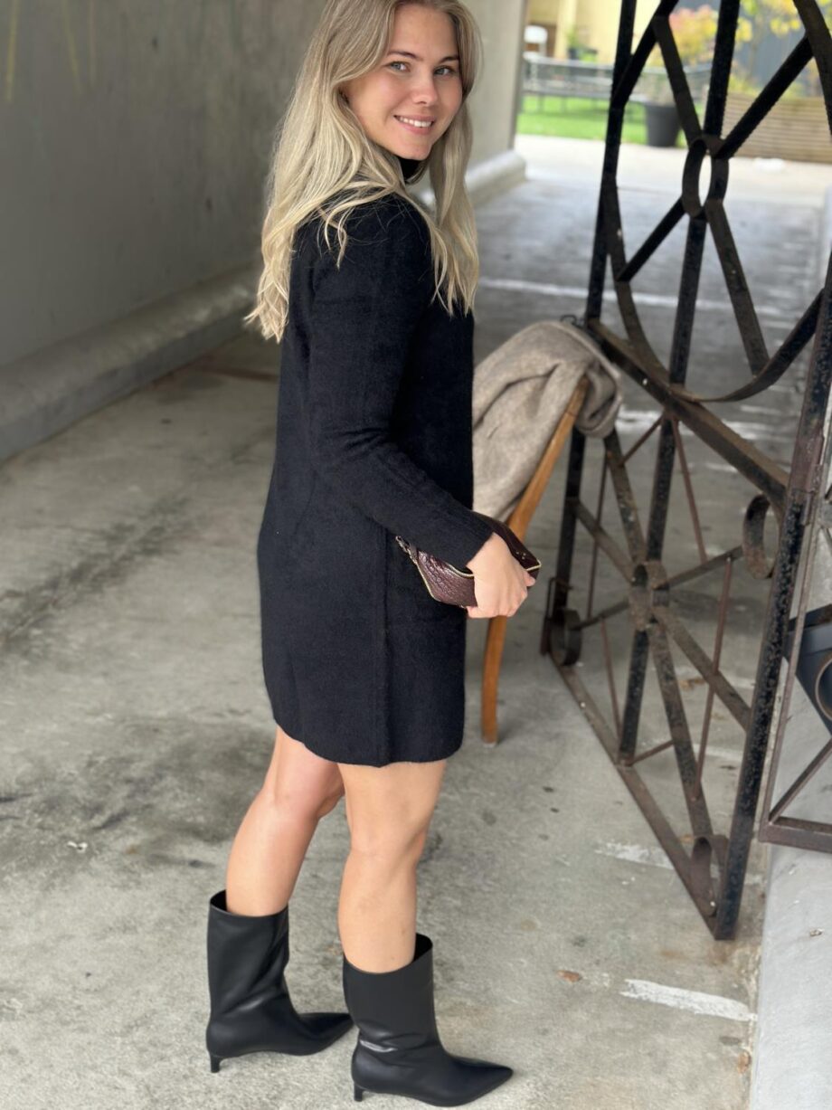 Six Ames Jayda Dress Black
