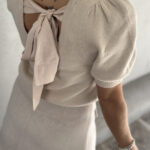 Neo Noir Martha Bow Knit Tee