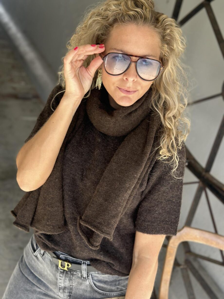 My Essential Wardrobe Tammie Knit Pullover Delicioso Melange