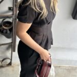 Selected Femme Iris Oneck Top Black
