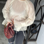Selected Femme LS o-neck Top Angora