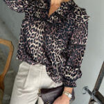 Neo Noir Aurika Leo Voile Bluse