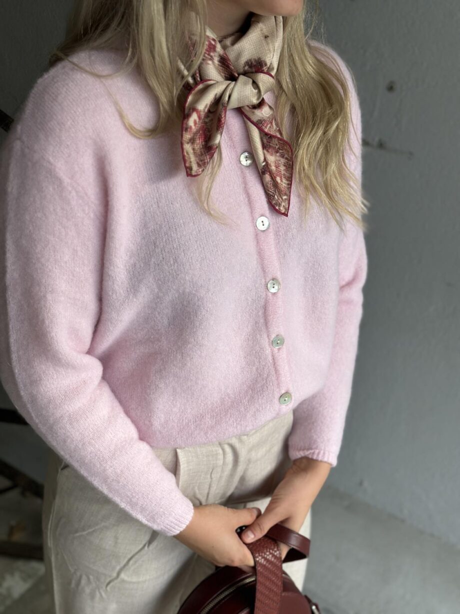 American Vintage Cardigan Dragee Chine VITO19E