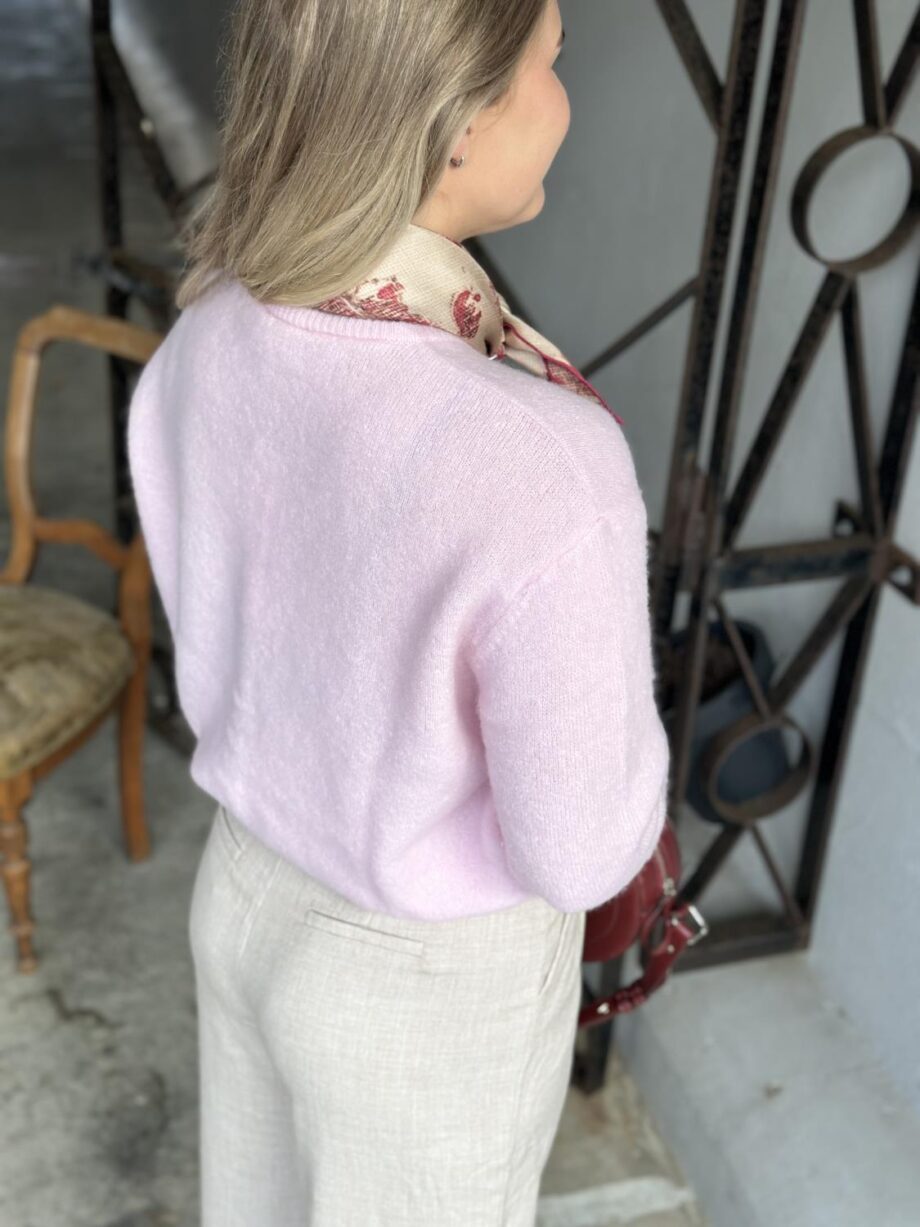 American Vintage Cardigan Dragee Chine VITO19E