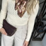 Selected Femme Cabala Knit O-Neck Farsund