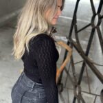 Selected Femme Cabala Knit O-Neck Black